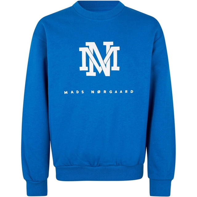 Mads Nørgaard Organic Sweat Sonar Sweatshirt Snorkel Blue