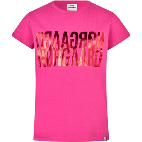 Mads Nørgaard Single Organic Tuvina T-Shirt Fuchsia Purple