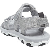 Hummel Sandal Glitter Jr Silver 5