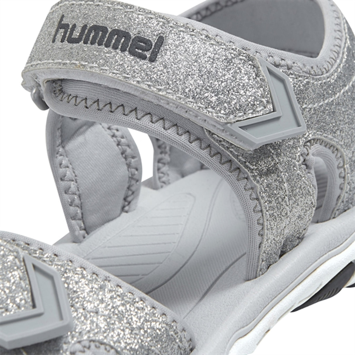 Hummel Sandal Glitter Jr Silver 6