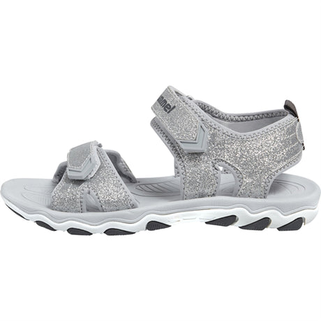 Hummel Sandal Glitter Jr Silver