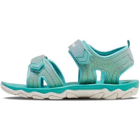 Hummel Sandal Glitter Jr Blue Surf 2