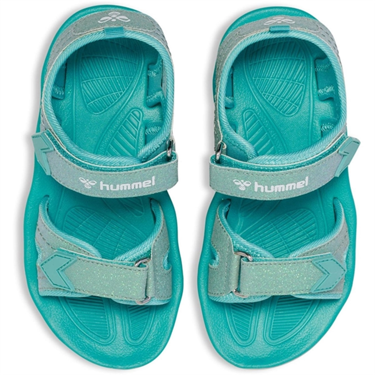 Hummel Sandal Glitter Jr Blue Surf 3