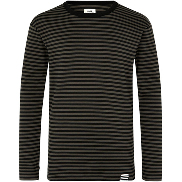 Mads Nørgaard Duo Rib Tobino Bluse Beluga/Black