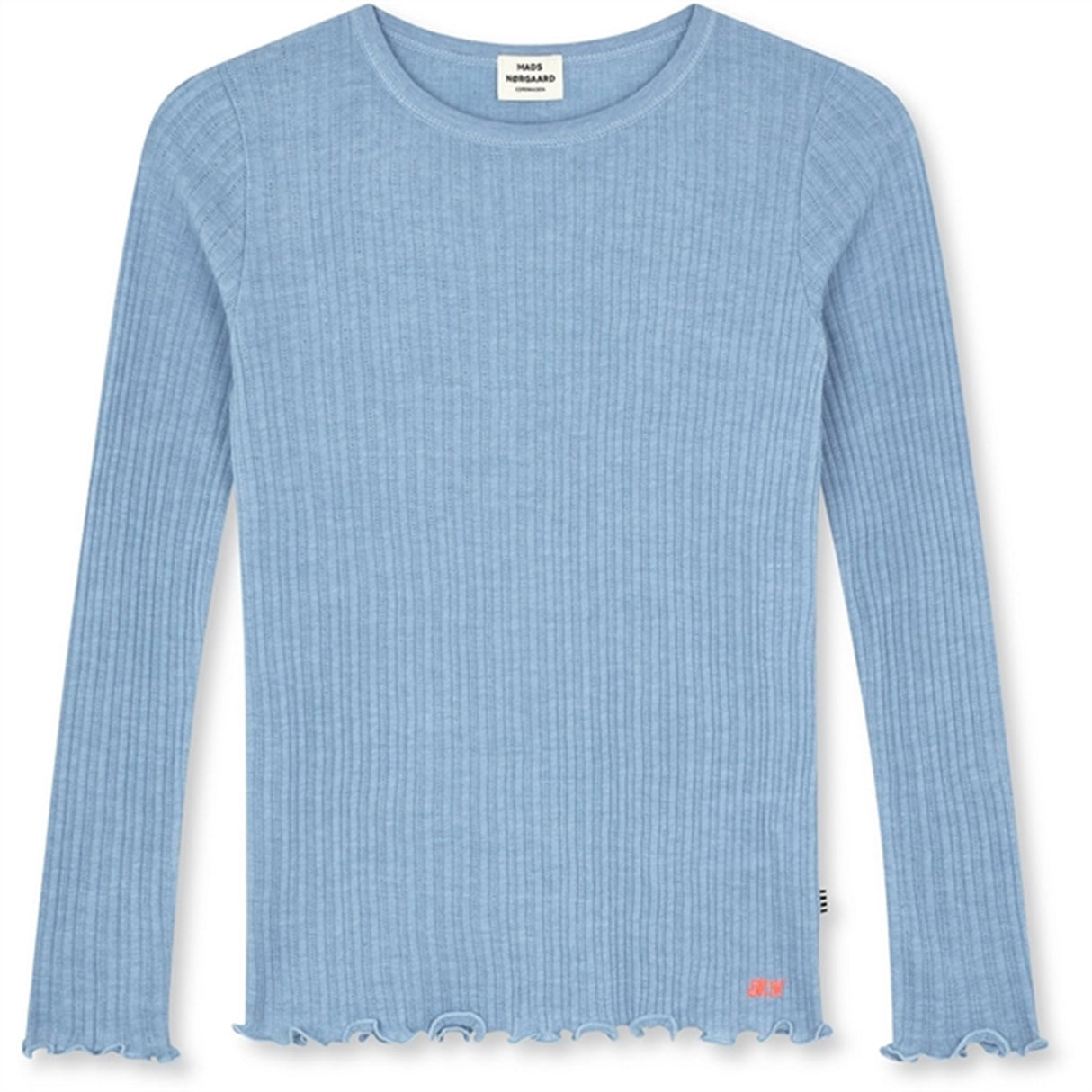 Mads Nørgaard Pointella Trudy Bluse Powder Blue Melange