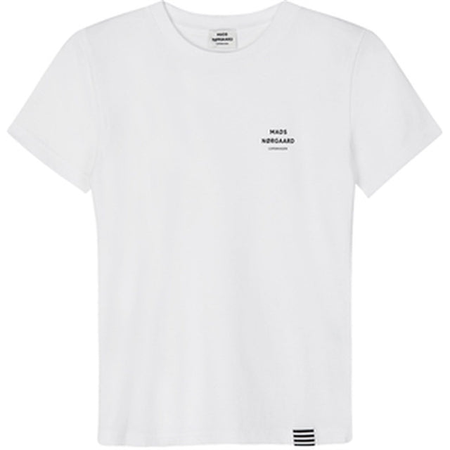 Mads Nørgaard Printed T-Shirt Thorlino T-Shirt White