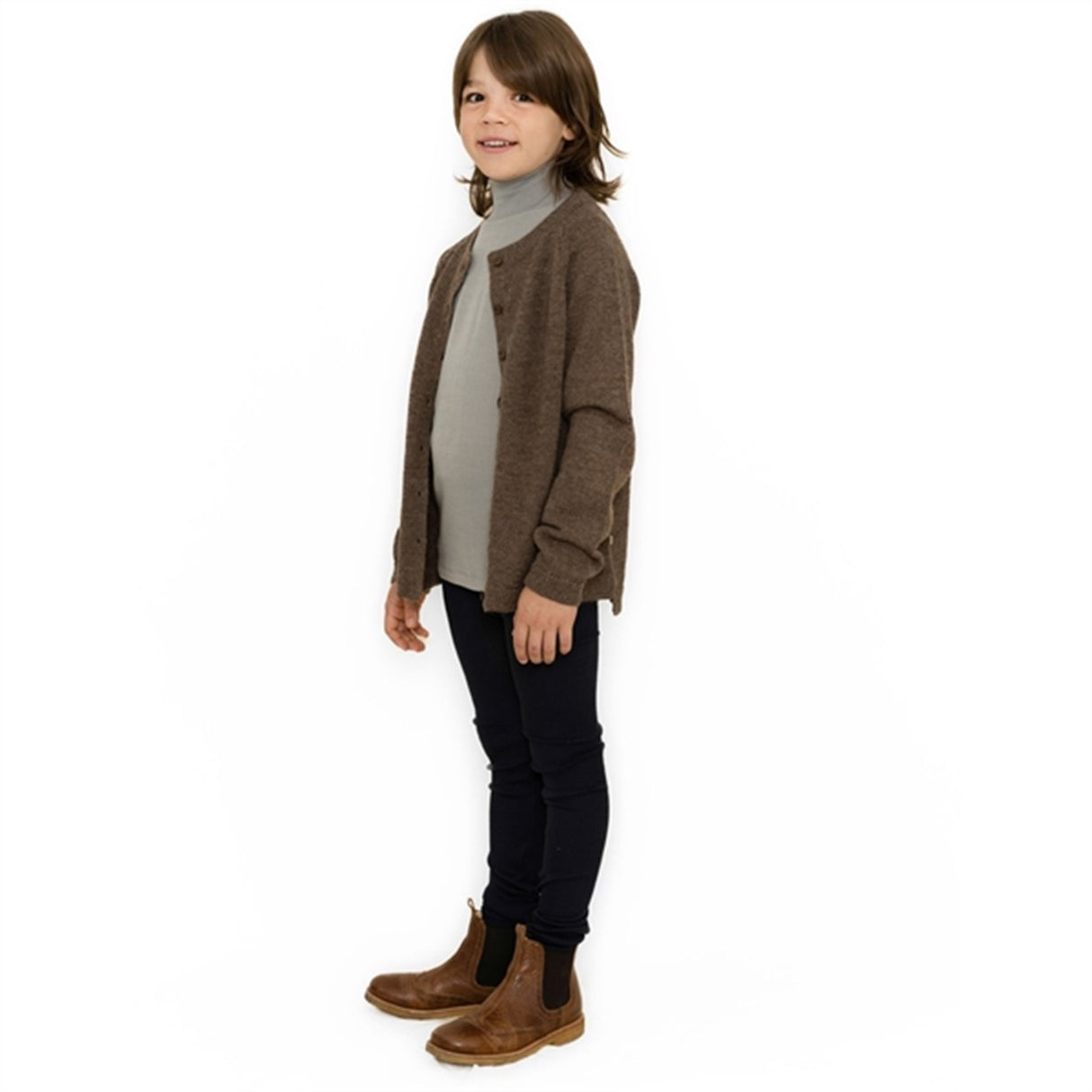 Minimalisma Kobenhavn Cardigan Brown Sheep 3