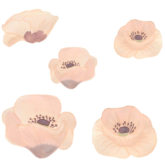 That's Mine Poppy Flower Wall Sticker Poppy Flower