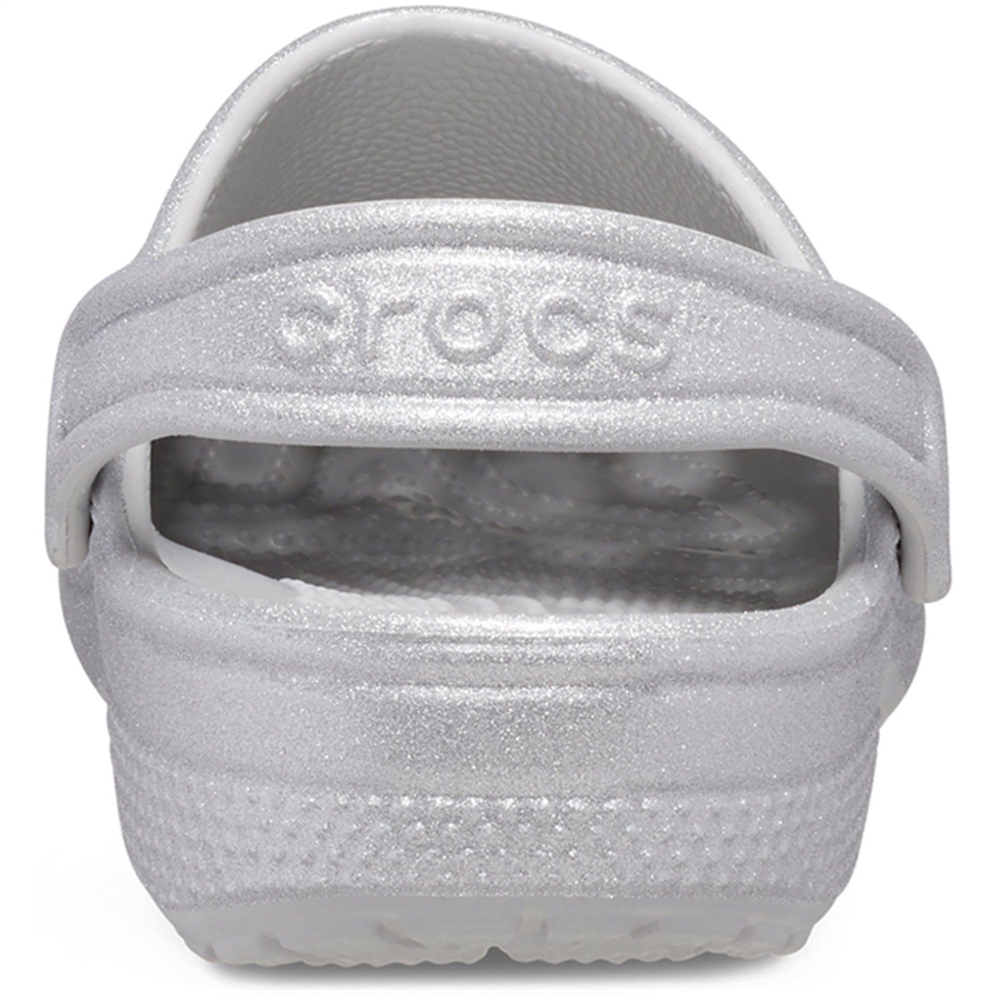 Crocs Classic Glitter Clog Silver Glitter 5