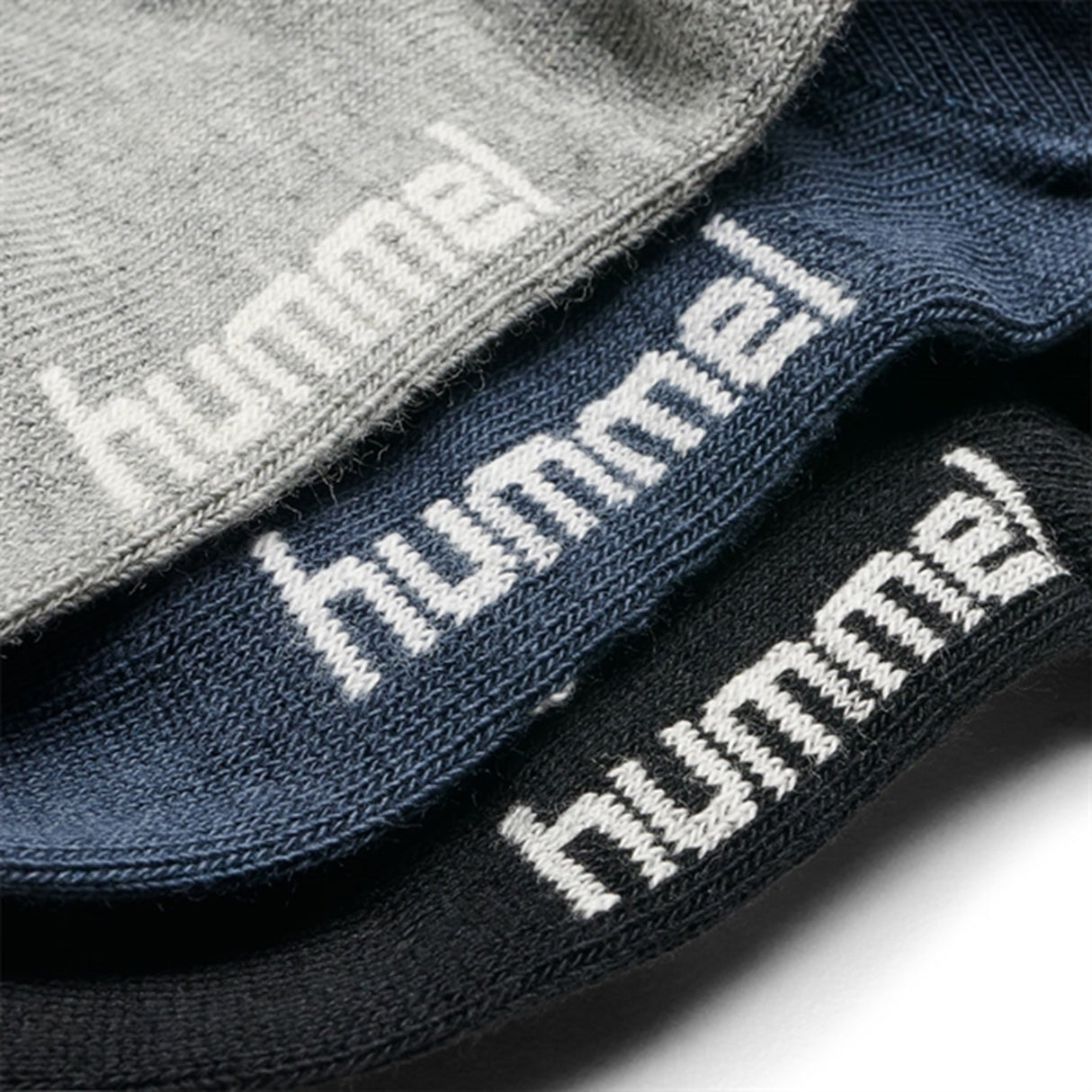 Hummel Black/Grey Melange/Blue Nights Sora Socks 3-Pak 2