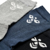 Hummel Black/Grey Melange/Blue Nights Sutton Socks 3-Pak 2