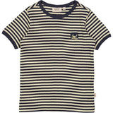 Wheat Midnight Stripe Surfcrab Badge T-shirt