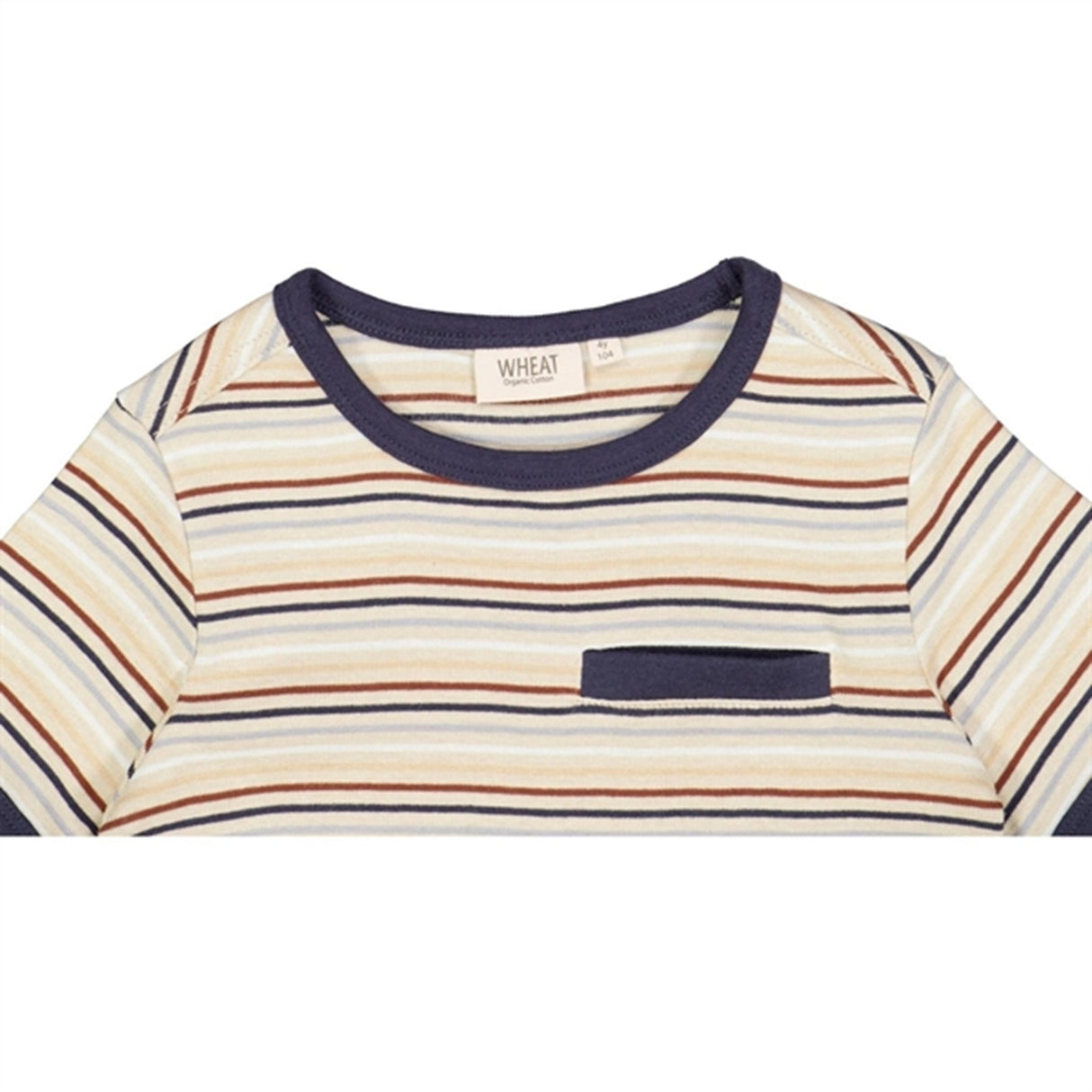 Wheat Multi Stripe Bosse T-shirt 2