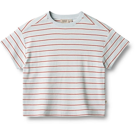 Wheat Light Blue Strip T-shirt Tommy