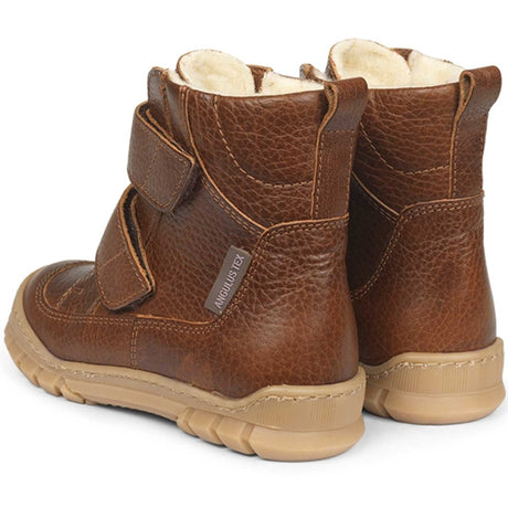 Angulus TEX Støvle m. Velcro Cognac 2115-101-2509 2