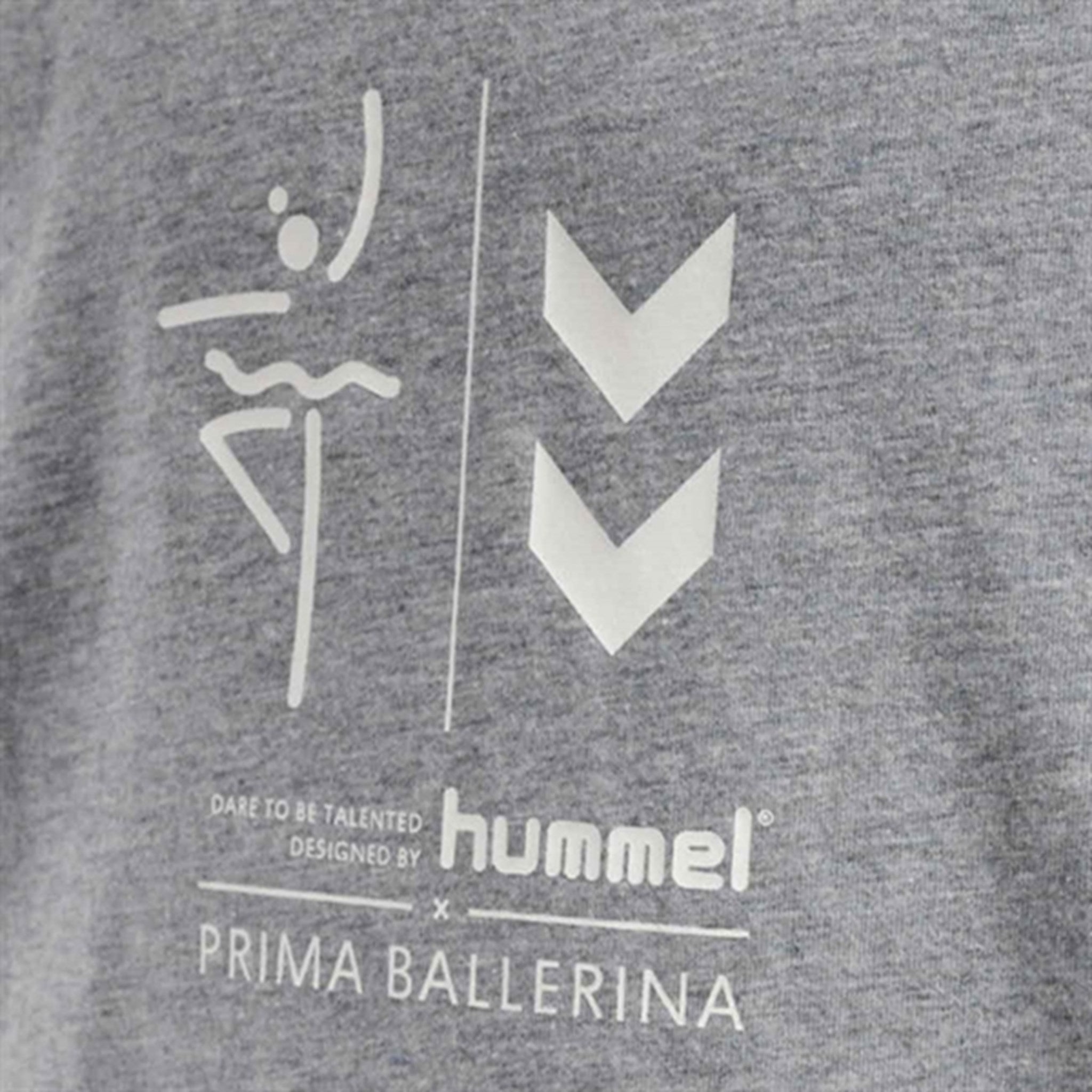 Hummel Prima Grey Melange Bee T-Shirt 2