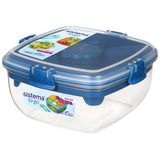 Sistema To Go Salat Madkasse 1,1 L Ocean Blue