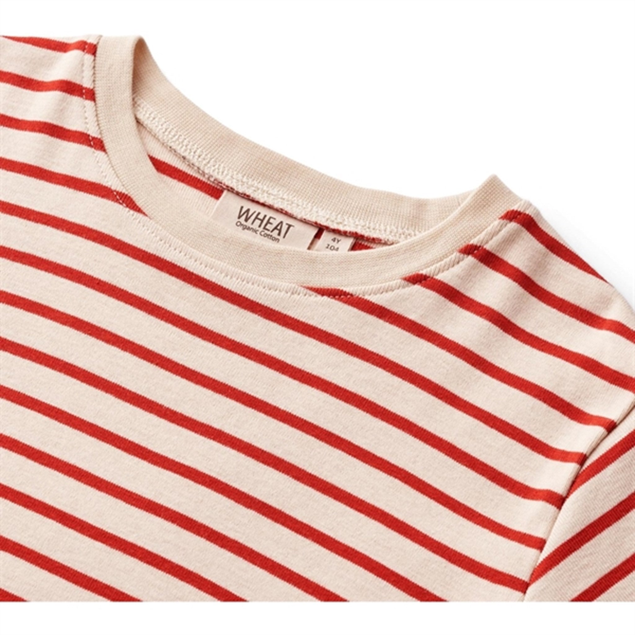 Wheat Red Stripe T-shirt Fabian 3