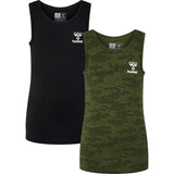 Hummel Olive Night Nolan Tank Top 2-Pak