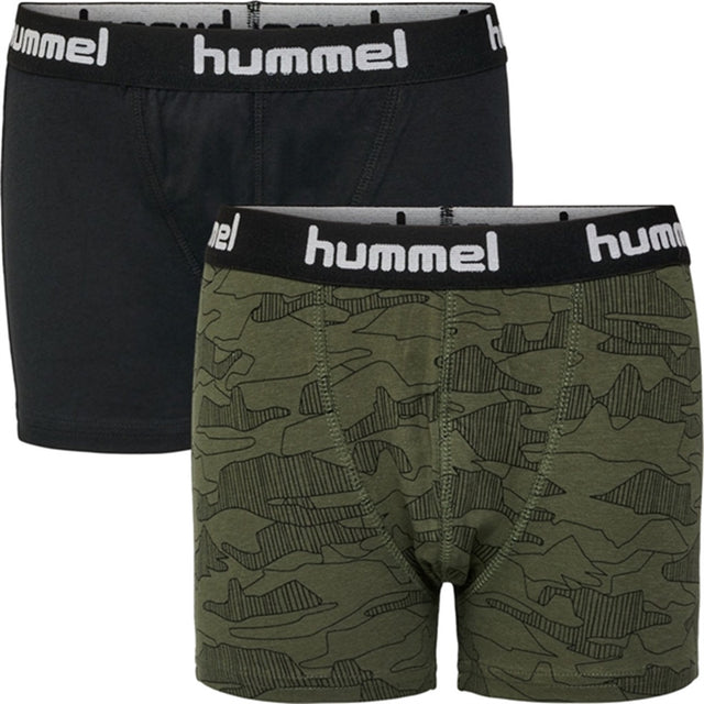 Hummel Olive Night Nolan Boxers 2-Pak