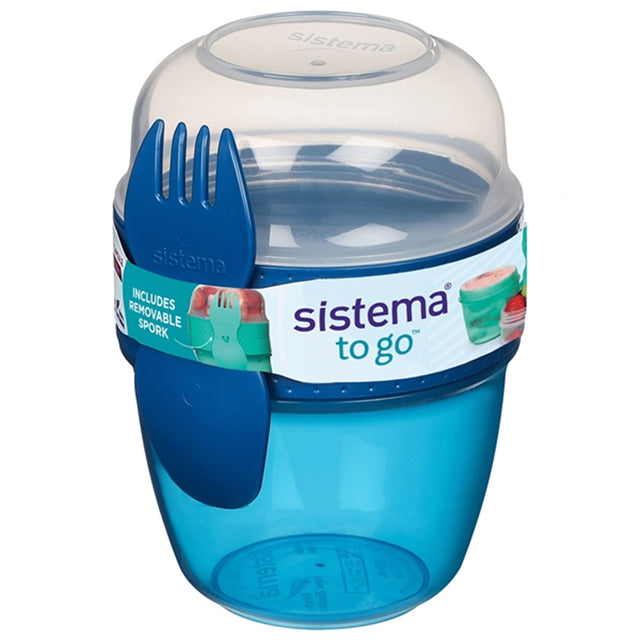 Sistema To Go Snack Madkasse 515 ml Ocean Blue