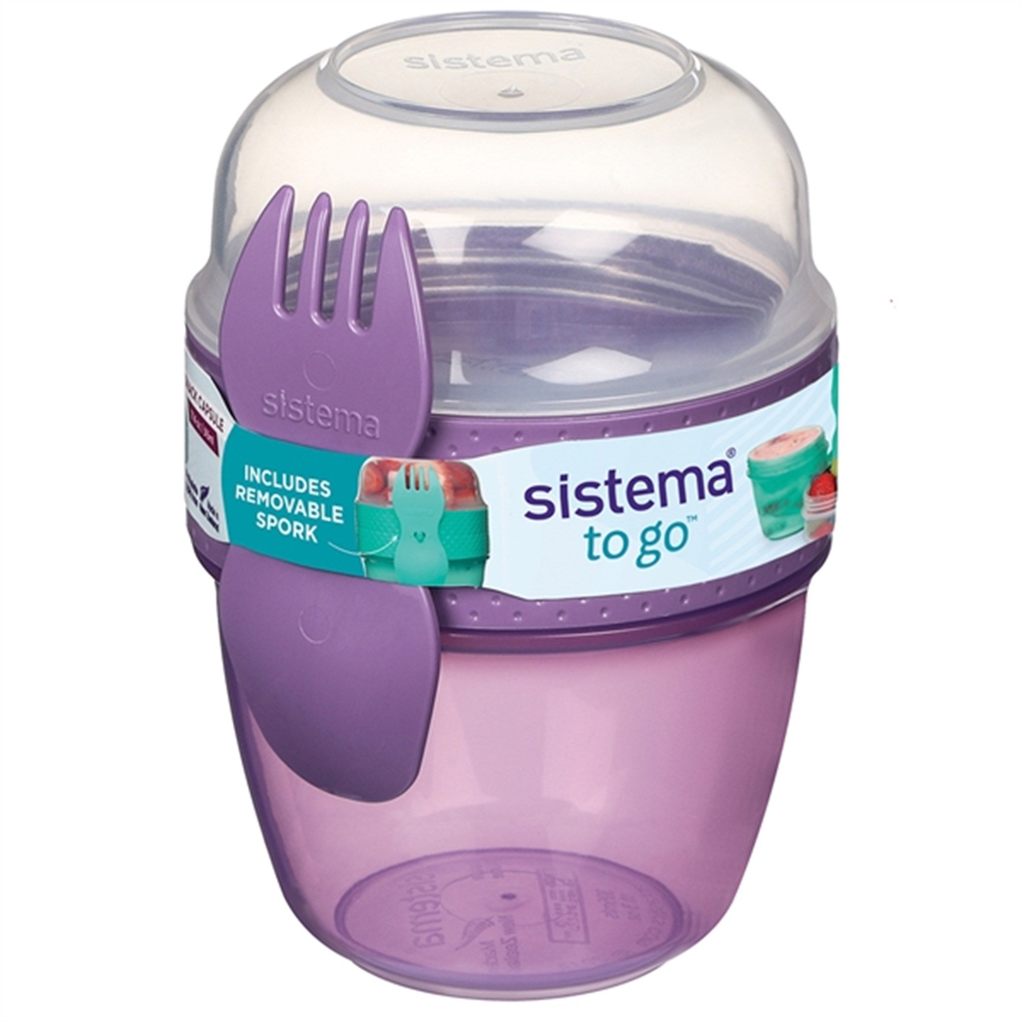 Sistema To Go Snack Madkasse 515 ml Misty Purple