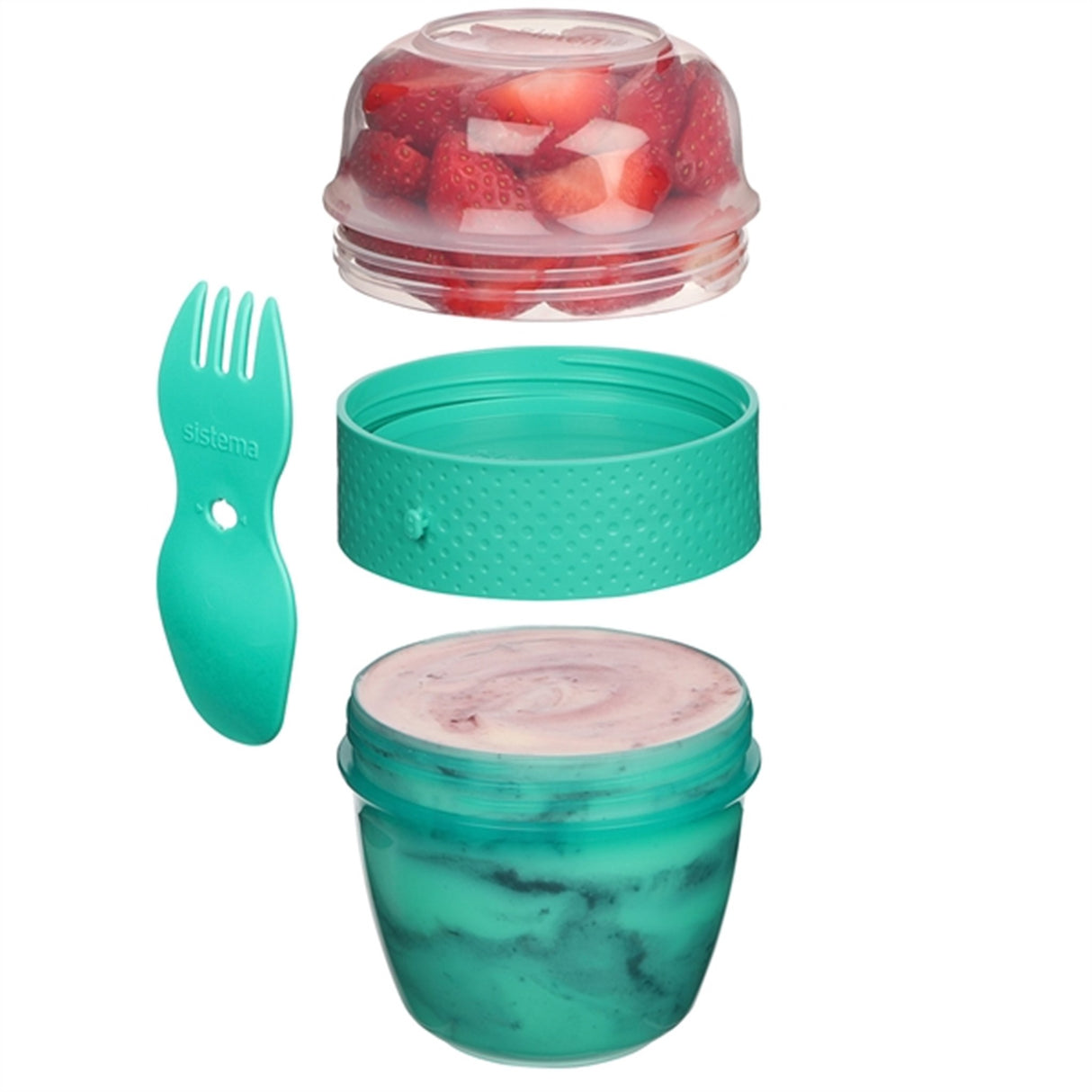 Sistema To Go Snack Madkasse 515 ml Minty Teal