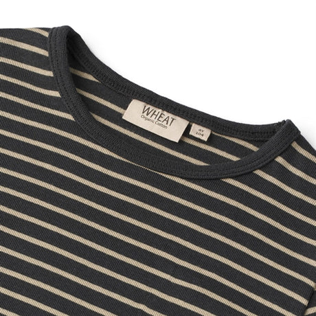 Wheat Navy Stripe Stig Bluse 2