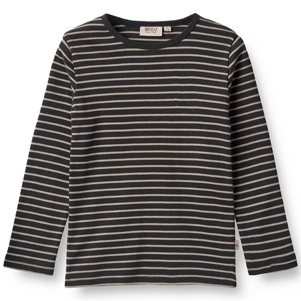 Wheat Navy Stripe Stig Bluse