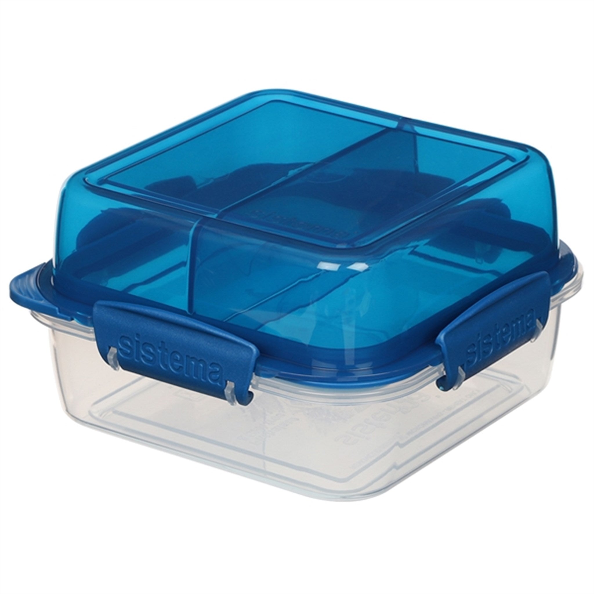 Sistema To Go Lunch Stack Square Madkasse 1,24 L Ocean Blue