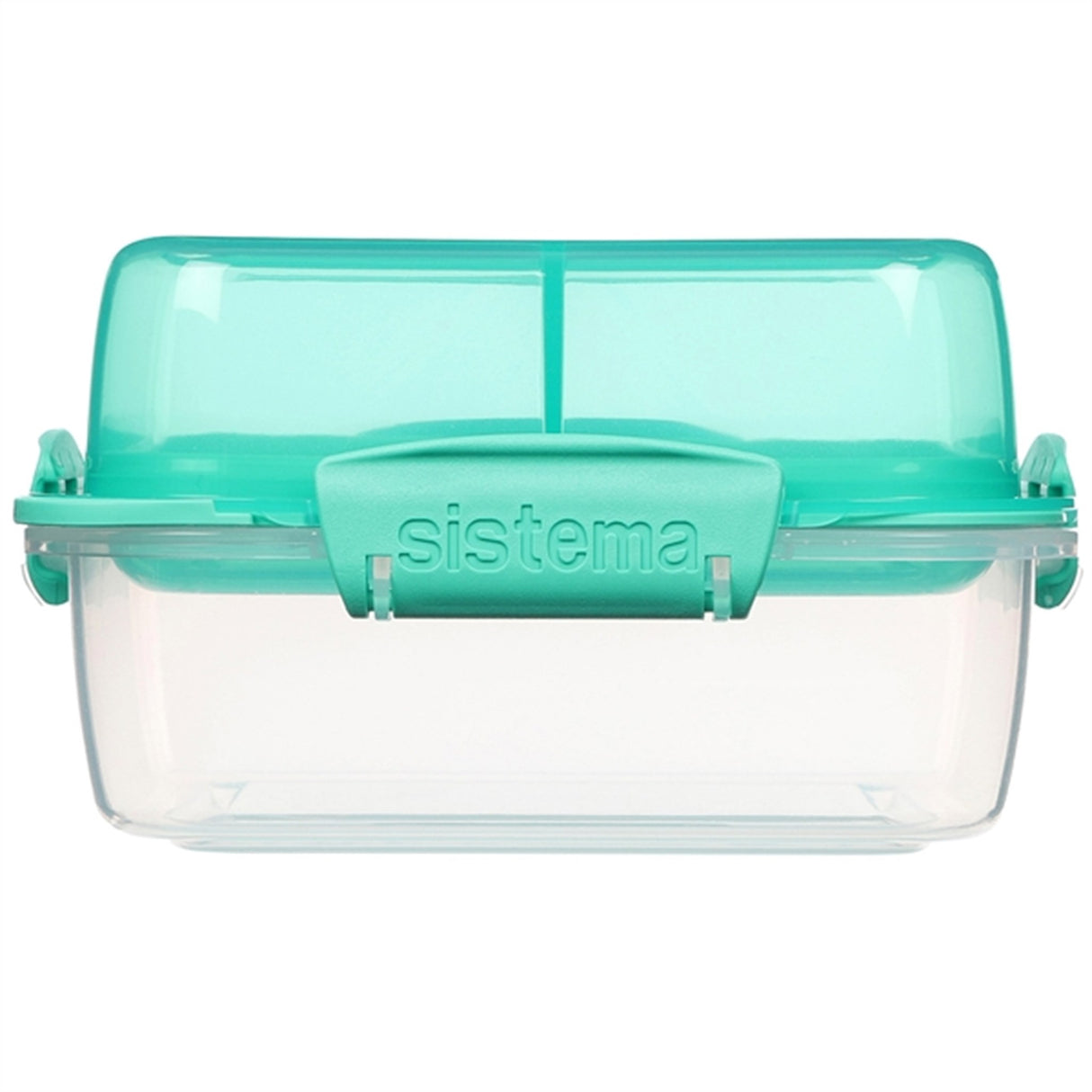 Sistema To Go Lunch Stack Square Madkasse 1,24 L Minty Teal