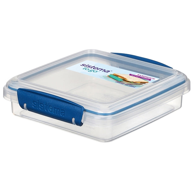 Sistema To Go Sandwich Madkasse 450 ml Ocean Blue