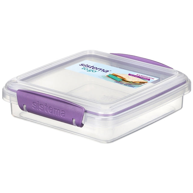 Sistema To Go Sandwich Madkasse 450 ml Misty Purple