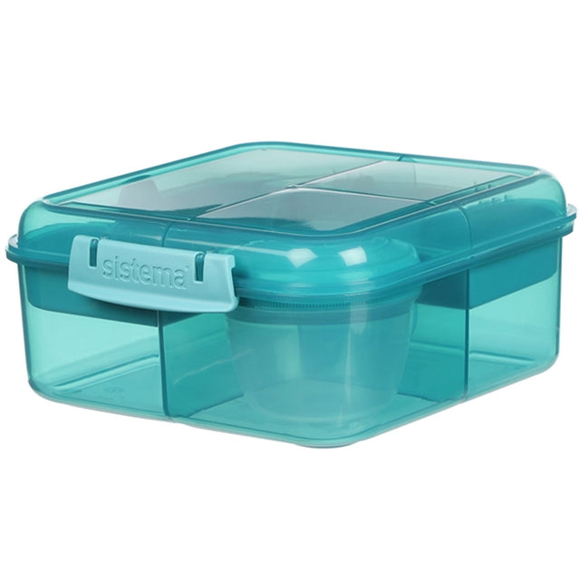 Sistema Bento Cube Madkasse 1,25 L Teal Stone