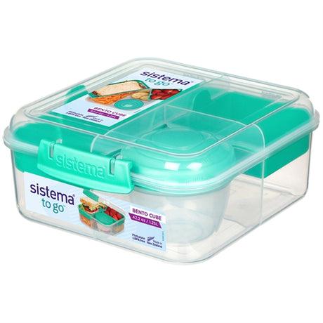 Sistema To Go Bento Cube Madkasse 1,25 L Minty Teal