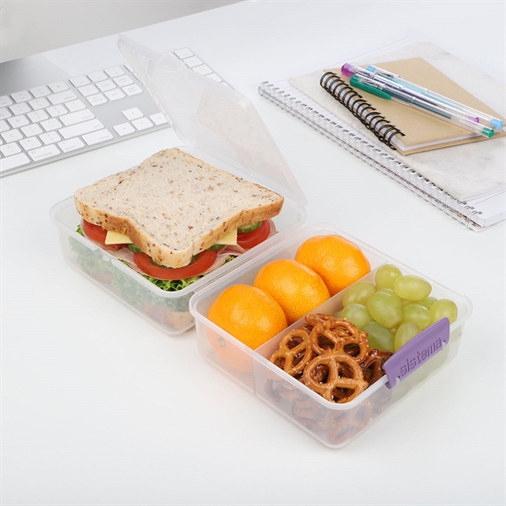 Sistema To Go Lunch Cube Madkasse 1,4 L Misty Purple 3