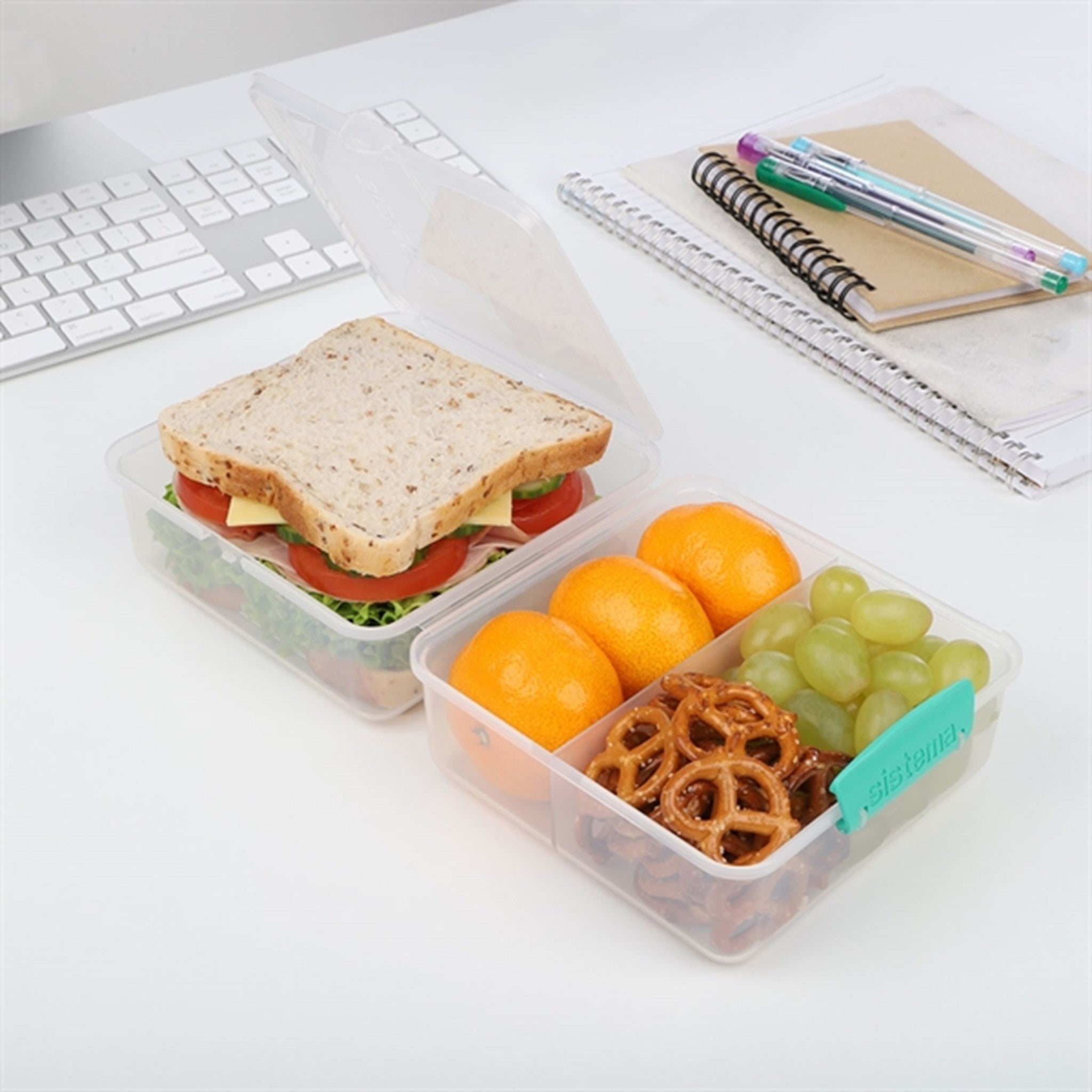 Sistema To Go Lunch Cube Madkasse 1,4 L Minty Teal 3