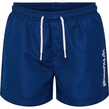 Hummel Navy Peony Bondi Badeshorts