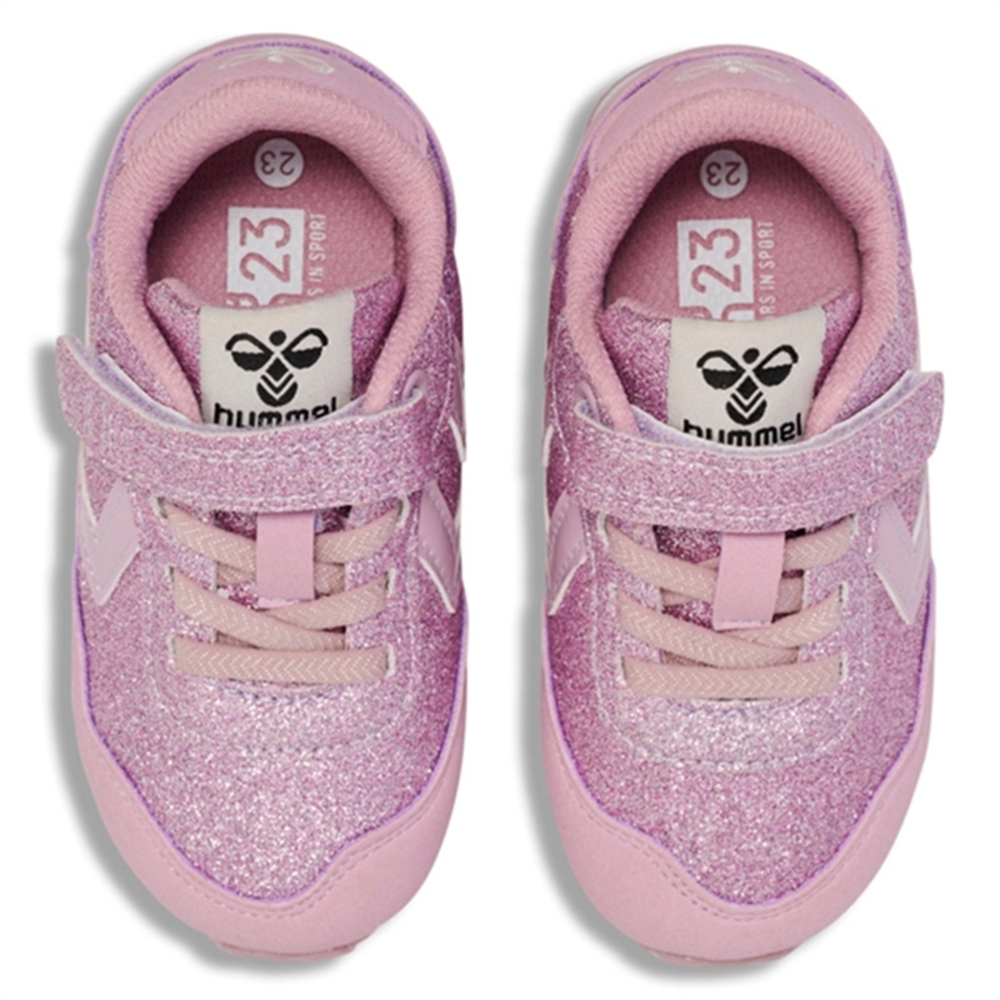 Hummel Reflex Glitter Infant Sneakers Lavender Frost 3