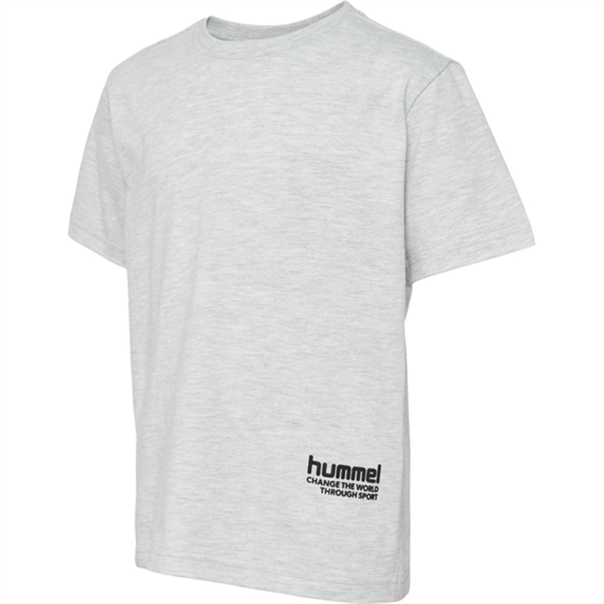 Hummel Ultra Light Grey Melange Pure T-shirt 3