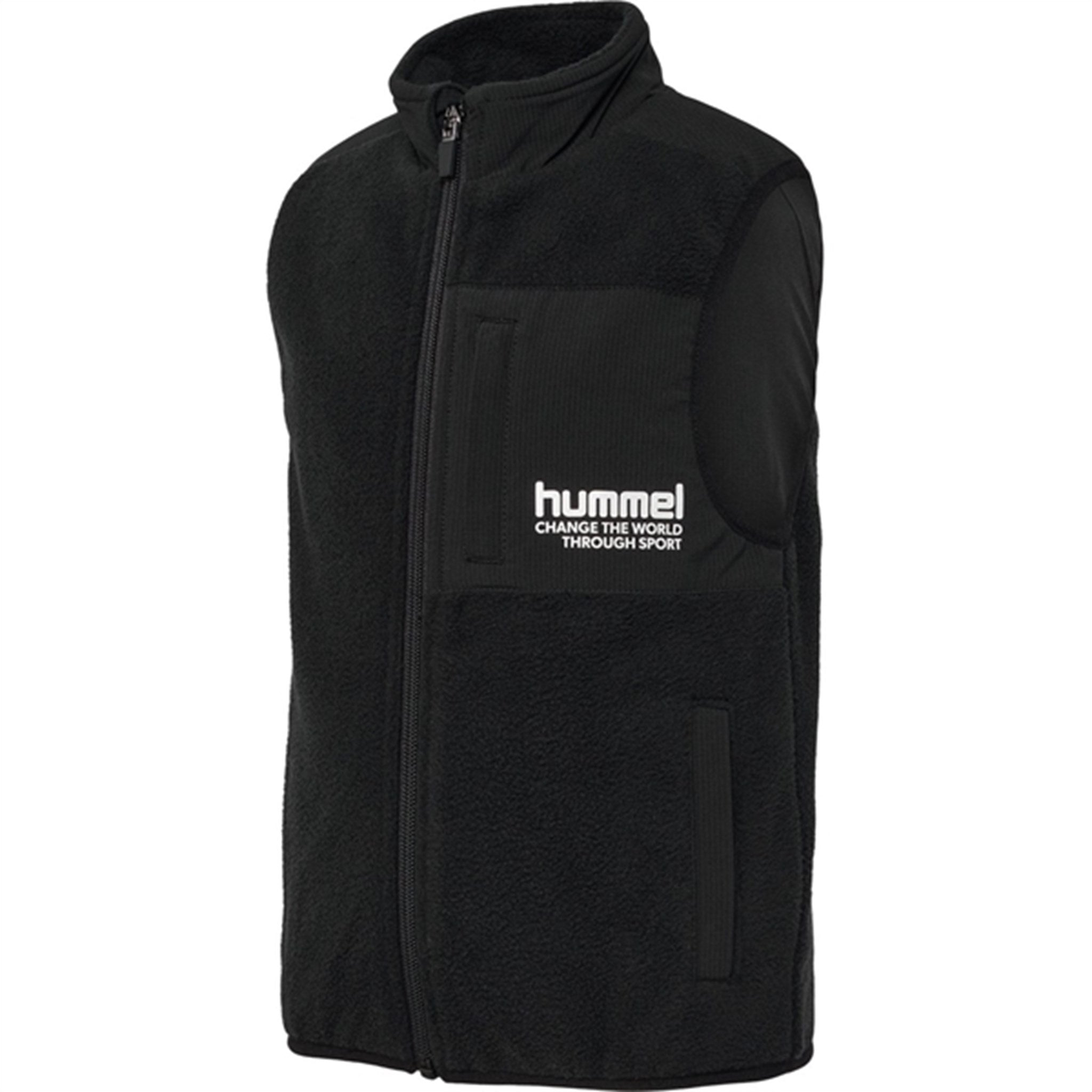Hummel Black Pure Fleece Vest 3