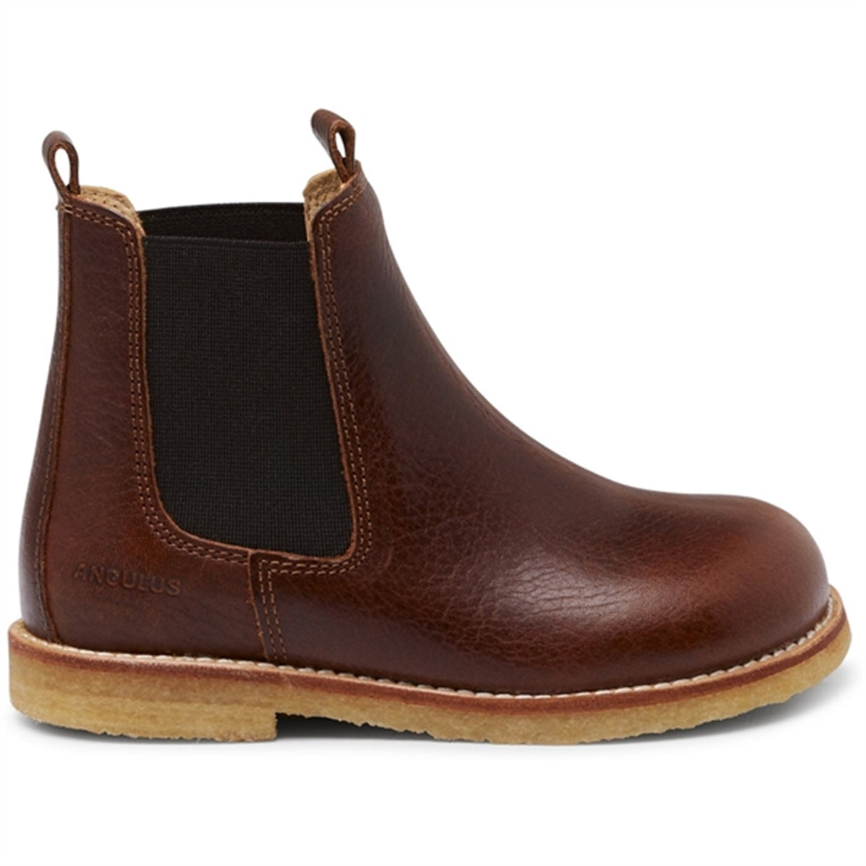 Angulus Chelsea Støvlet Med Elastik Dark Brown/Brown 4