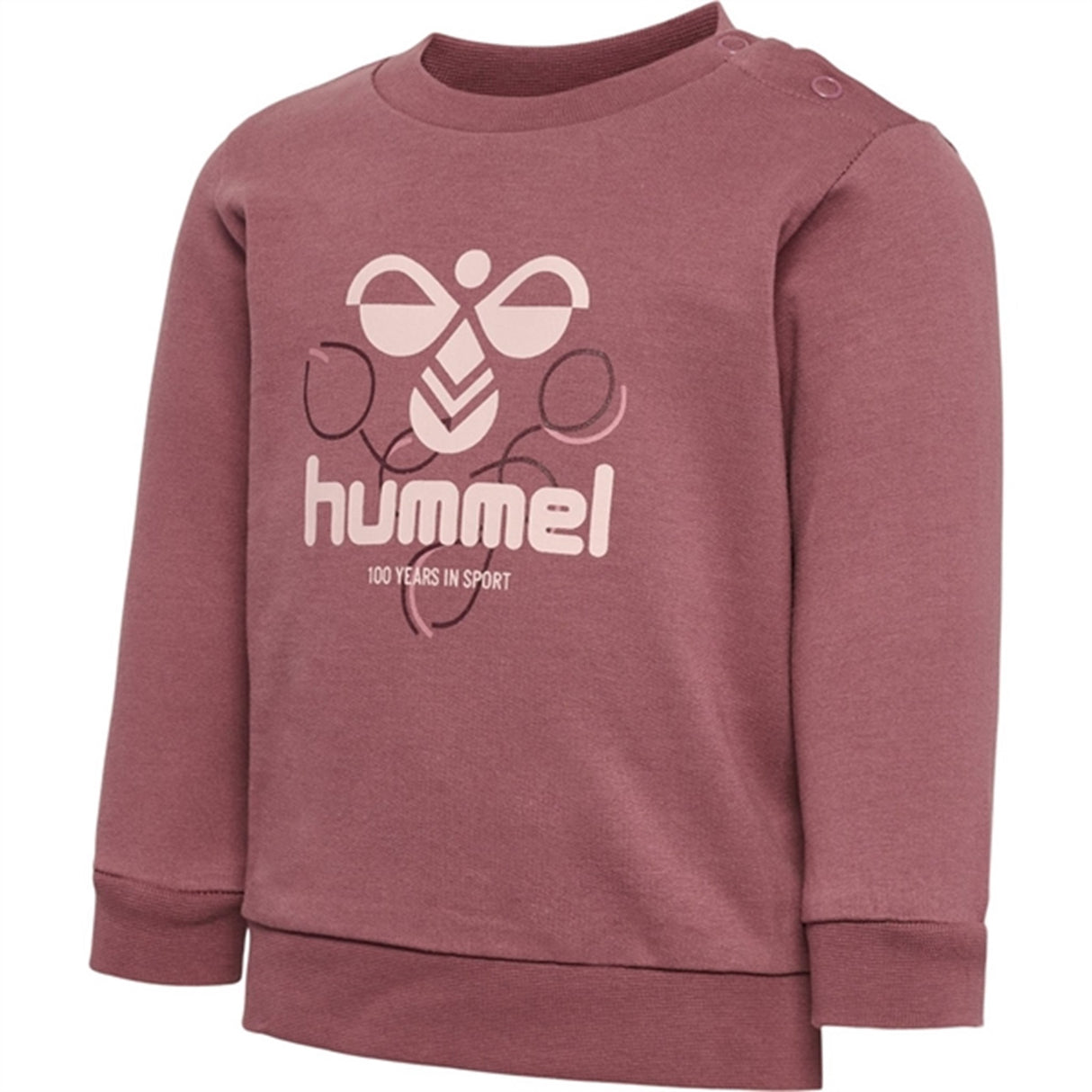 Hummel Rose Brown Lime Sweatshirt 3