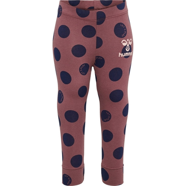 Hummel Rose Brown Dotty Leggings