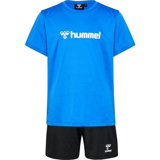 Hummel Nebulas Blue Polyesterag Shorts sæt