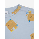 Bobo Choses Light Blue The Elephant Bluse AOP 3