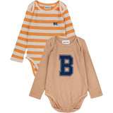 Bobo Choses Curry Yellow Stripes Body 2-pak