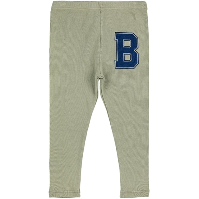 Bobo Choses Light Green Big B Leggings