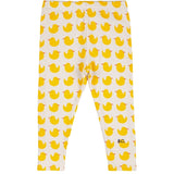 Bobo Choses White Rubber Duck Leggings AOP