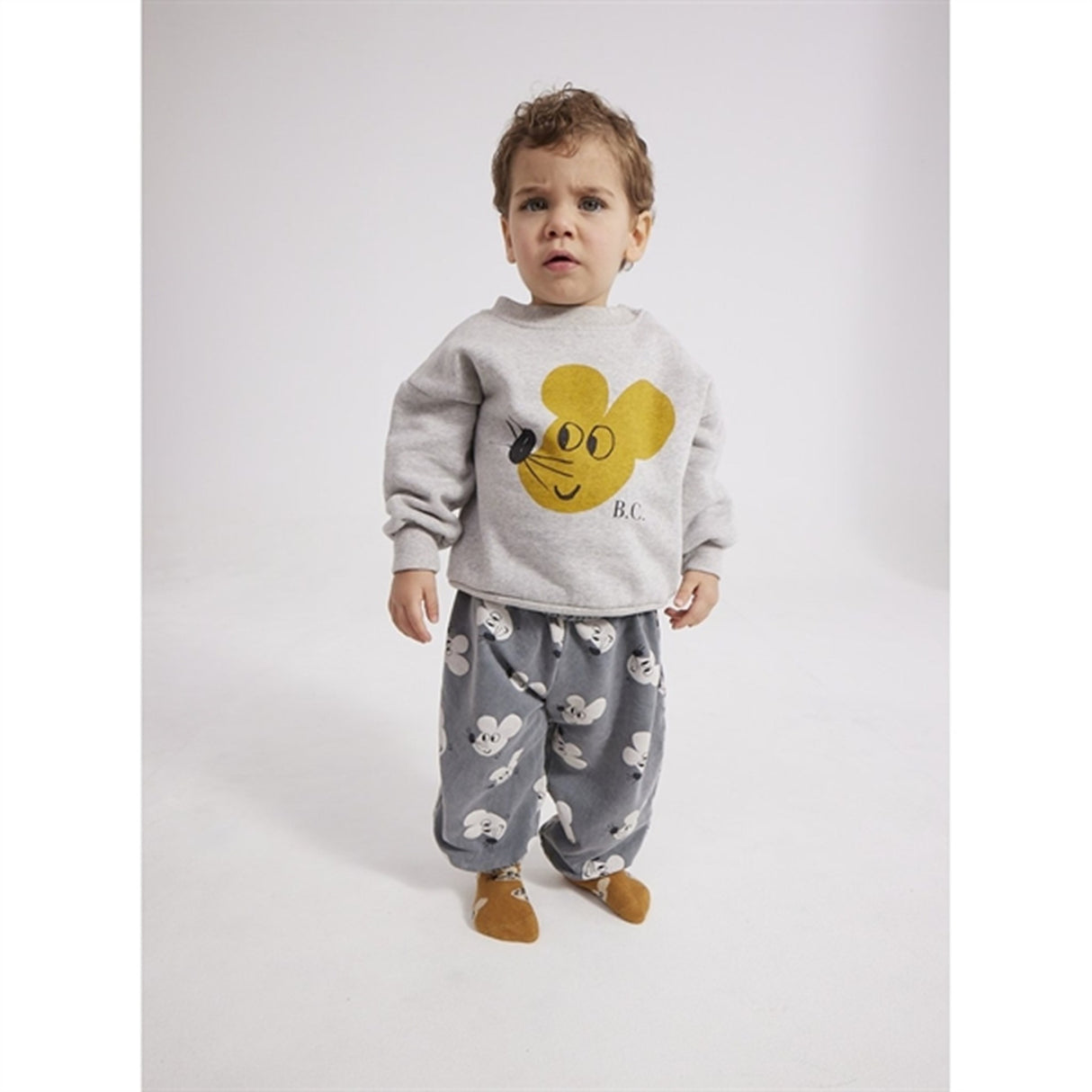 Bobo Choses Grey Mouse Sweatpants AOP 2